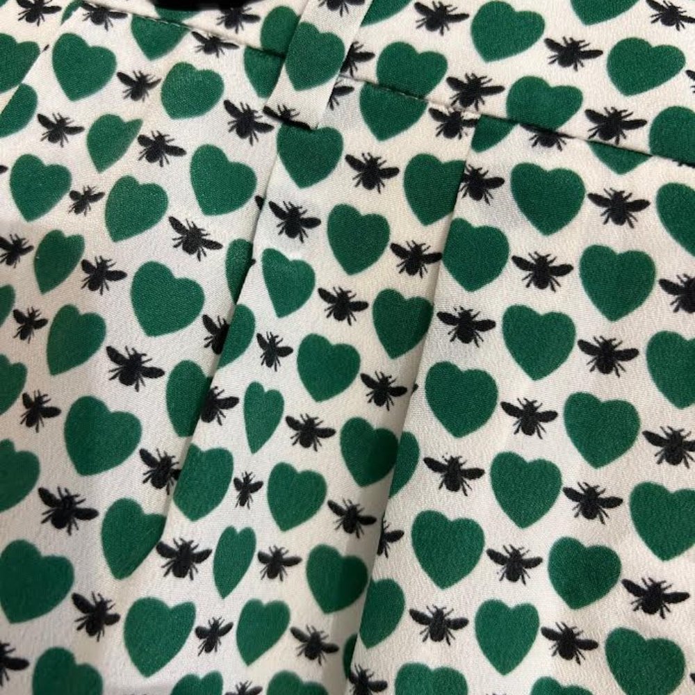 NWT J. Crew Collection Bee & Heart Lined Shorts - Size 10 - Rare - Picture 2 of 9
